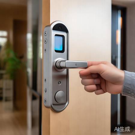 指纹锁更安全，多重保障，家更安