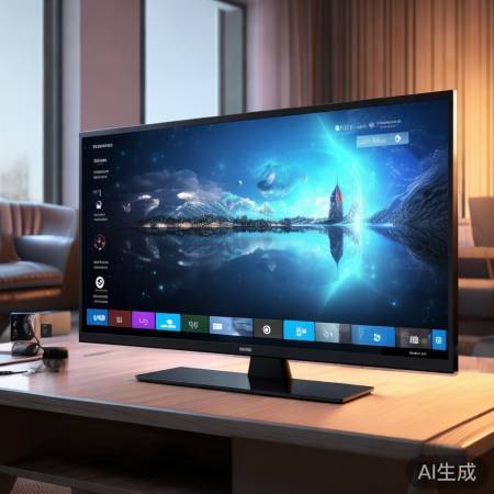 三洋43寸智能电视，便捷连接生