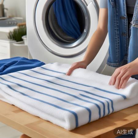 毛巾选择要佳，铺放均匀，材质特