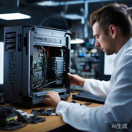 电源检查，排查显示或主板故障