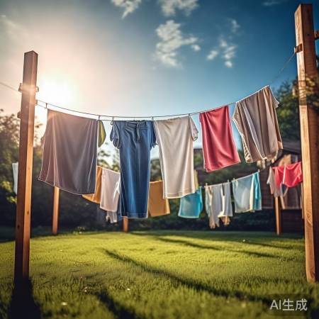 晾衣架利用自然风晒衣物环保健康