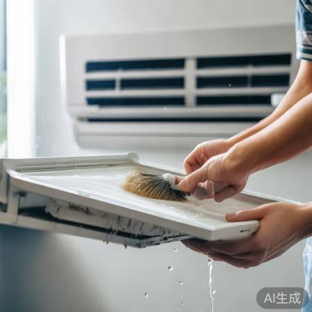 空调滤网每月一清，省电又高效。