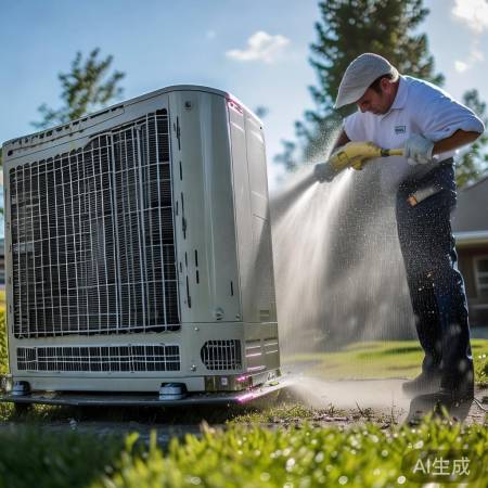 空调外机：清理冷凝器，散热无忧
