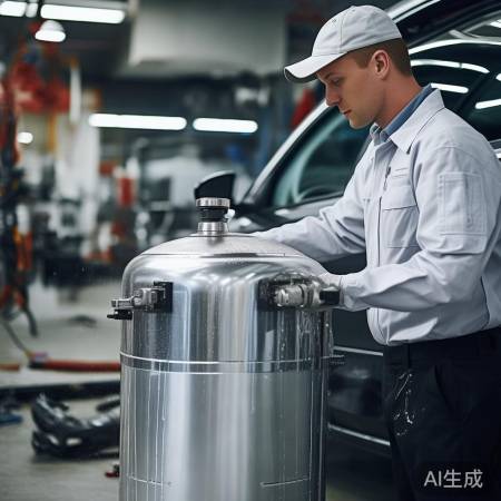 新水箱安装完毕，检查无漏水，水