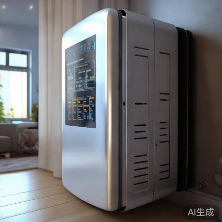 壁挂炉仪表盘，精准控温，暖意洋