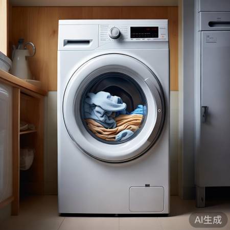 洗衣机小容量，摆放需均匀。