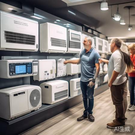 选空调，看品牌、匹数、能效。