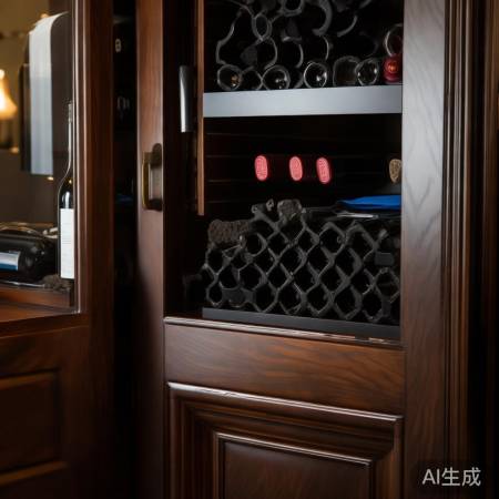 酒柜活性炭除味，香醇持久。