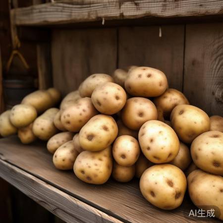 “土豆不宜放冰箱，通风干燥保存