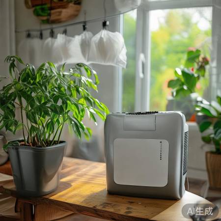 “植物除湿，舒适家居”