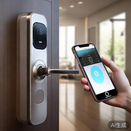 蓝牙手机配锁嘉指纹锁