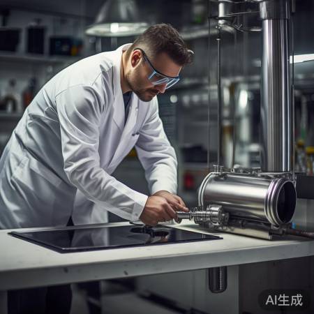 拆下集成灶烟管，螺丝拧取。