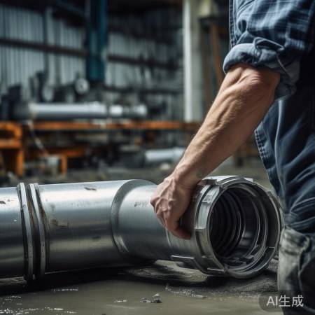 测量水管尺寸，选合适偏心管