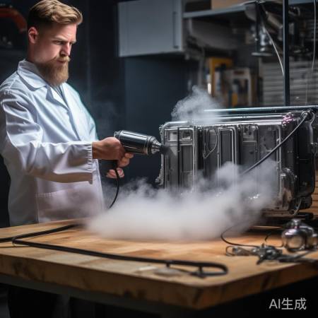 “吹风机吹干散热片，装回空调。