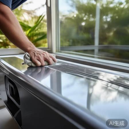 空调清洁，内外机常擦。