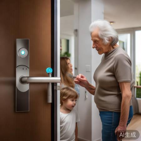 指纹锁多方式开，方便又安全