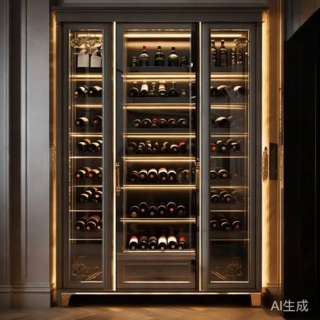 酒柜设计复杂，价格更高