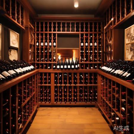 红酒架摆放：一字L型U型，留空