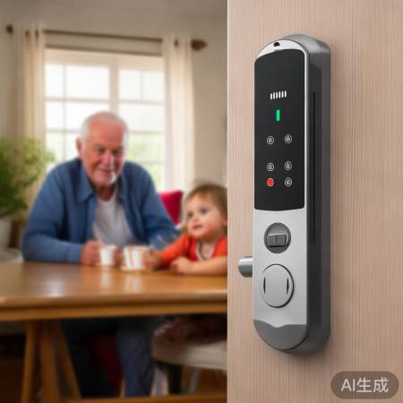 老人小孩适用，双重解锁指纹锁