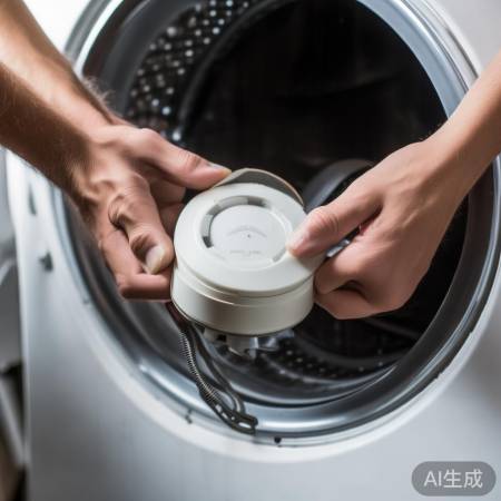 小心取出洗衣机定时器，护好电线