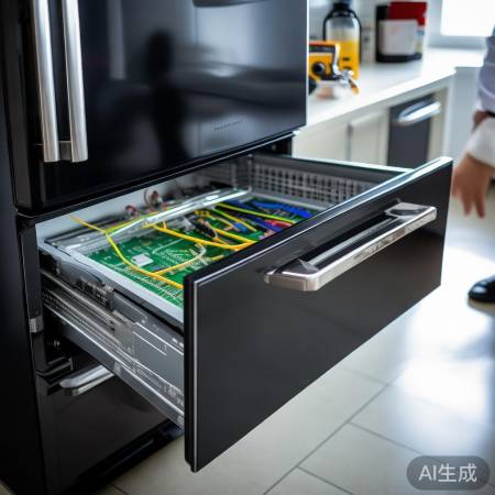 冰箱不工作？检查电源线接触！