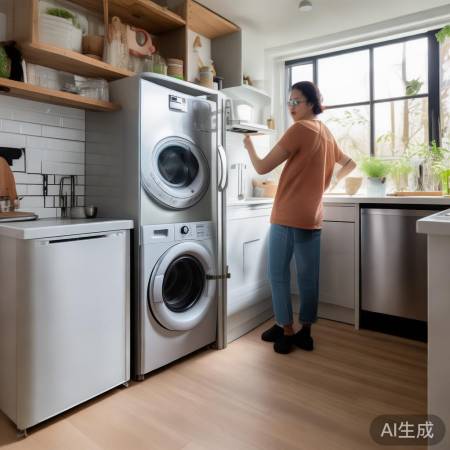 冰箱可塞洗衣机？家居空间新创意