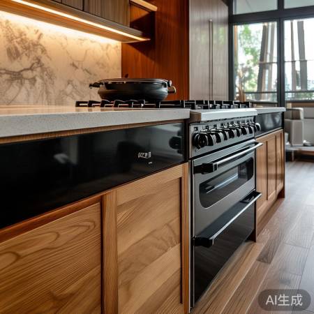 厨房风格搭配燃气灶架