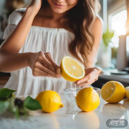 柠檬养颜又收缩，使用需小心刺激