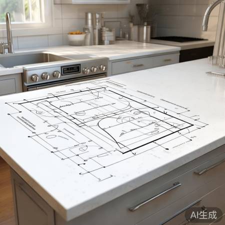 集成灶打孔图，安装指南针