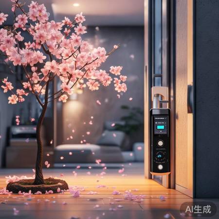 智能锁节能环保，自动调节电器。