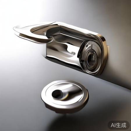 耶鲁指纹锁芯藏底盖，掀开即见。