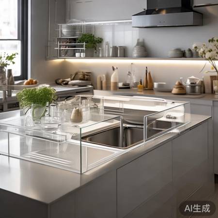 消毒柜内摆放餐具水果玩具，消毒