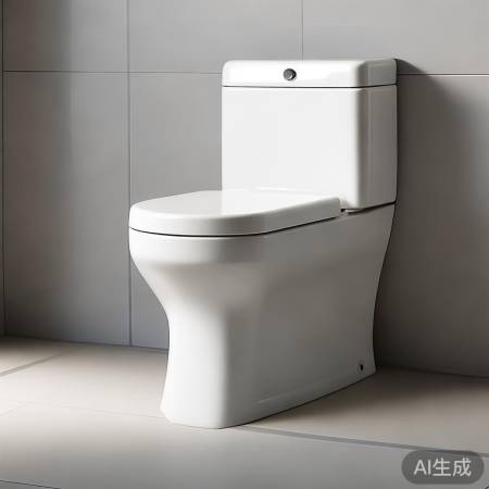 现代简约马桶，线条流畅，家居新