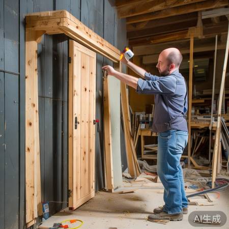 测量门楣高，确保安全2米+