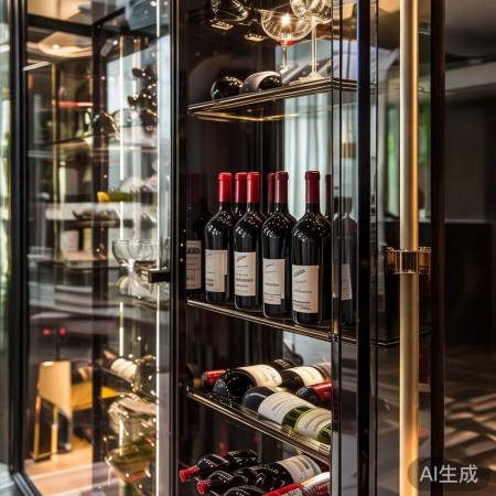 网红新宠，红酒架提升家居格调。