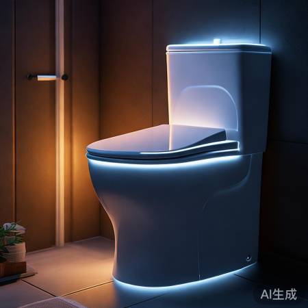 夜灯马桶，贴心照亮卫生间