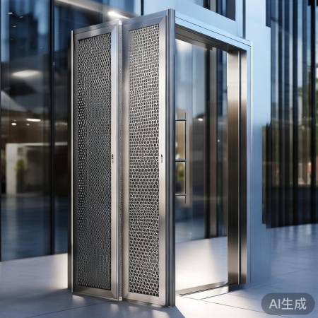 蜂窝结构防盗门，轻盈坚固，安全