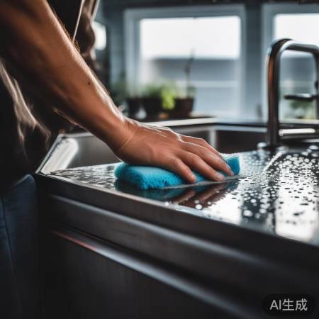 消毒柜清洁，洗洁精温水擦拭