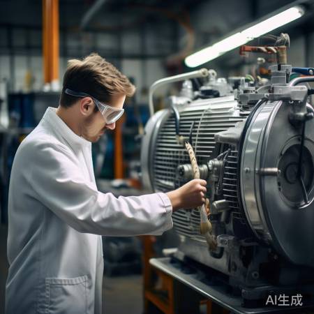 半年一检，保养空气能压缩机