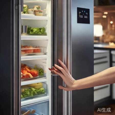 冰箱省电，温差小，慎开闭。