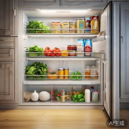 冰箱收纳：分类易腐、不腐、液体