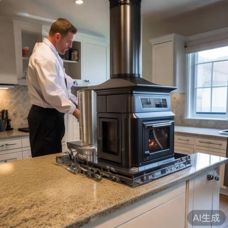 换集成灶烟道口准备步骤简述