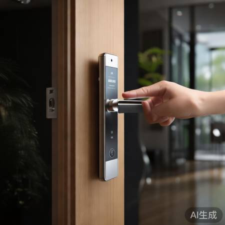 指纹锁正常，录入指纹步骤。